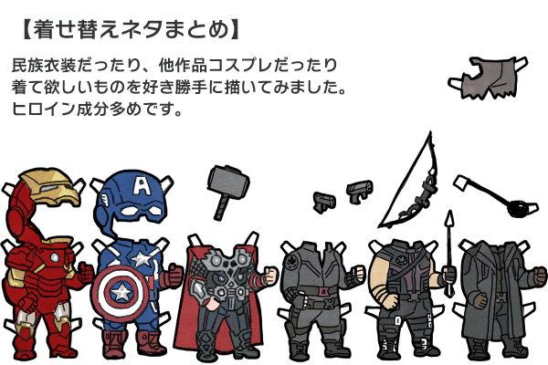 【MCU】着せ替えネタまとめ